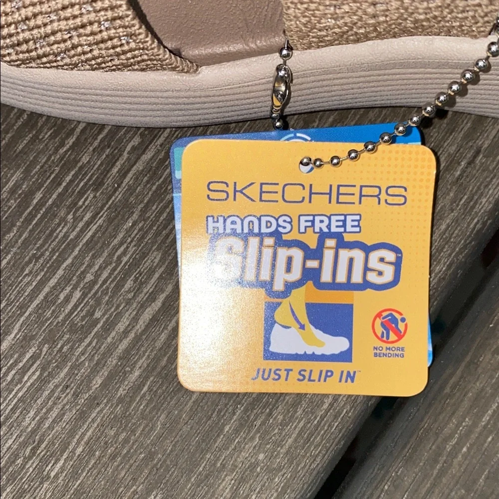 Skechers Slip-ins Women's Mocha  Sandals Size 10 - Picture 5 of 11